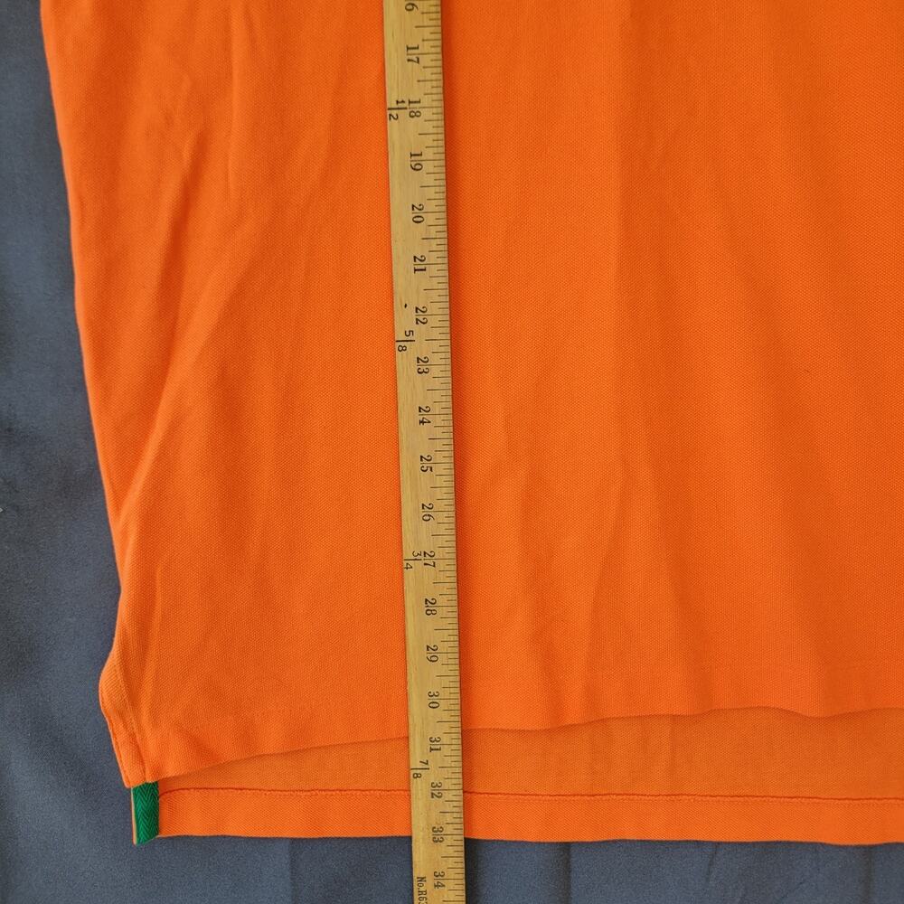 Polo Ralph Lauren Mens Orange Green Cross Mallets Rugby Short Sleeve Shirt XL - Picture 4 of 8